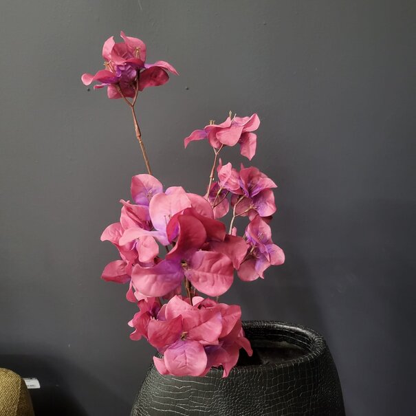 Present Time Kunsttak Flower Stem paars + roze