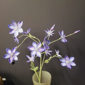 Kunsttak Clematis groot 125 blauw