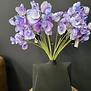 Kunsttak Sweat Pea 66 cm blauw