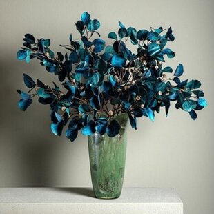 Kunsttak Leaves Plant eucalyptus blauw