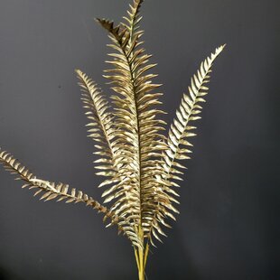 Ornament 86 cm LEAF metallic licht goud