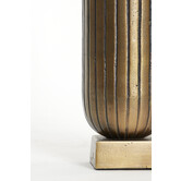 Vaas Jirona ruw antiek brons 11 x 11 x 38 cm