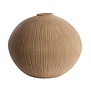 Vaas deco Ø46x37 cm VALERIE licht bruin