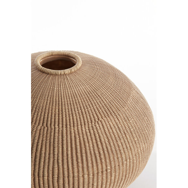 Light en Living Vaas deco Ø46x37 cm VALERIE licht bruin