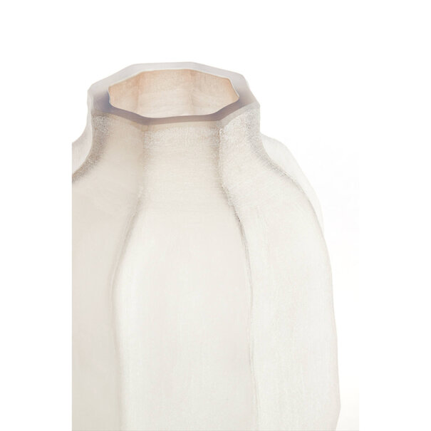 Light & Living Vaas Ø25x44,5 cm TEJEDA glas licht bruin