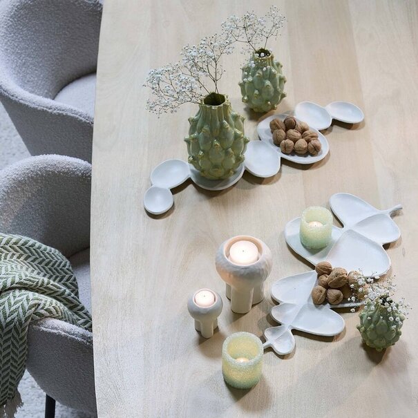 Light en Living Schaal 52x52x2 cm AKAKI creme