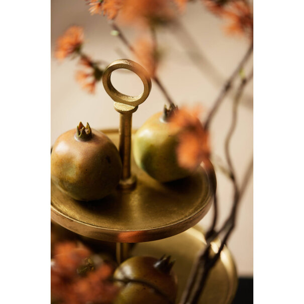 Light en Living Etagere 3 laags LUTEK Goud - Light & Living
