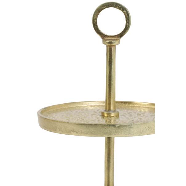 Light en Living Etagere 3 laags LUTEK Goud - Light & Living
