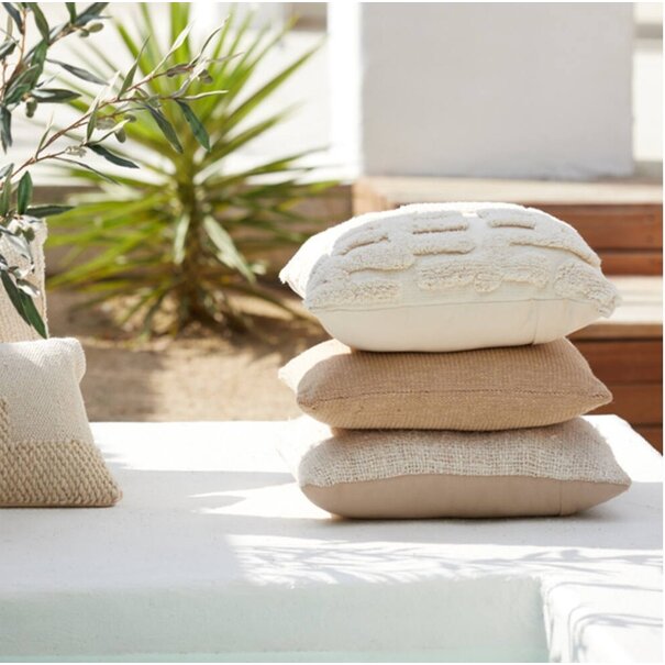 Light en Living Kussen 45x45 cm SARMI crème