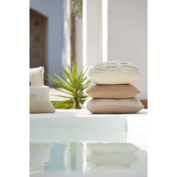 Light en Living Kussen 45x45 cm SARMI crème