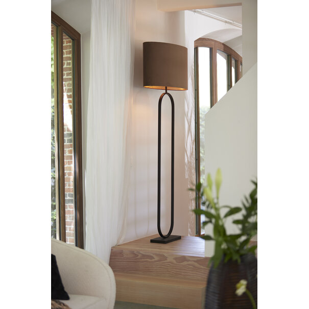 Light en Living Vloerlamp 30x15x142 cm JAMIRI mat zwart