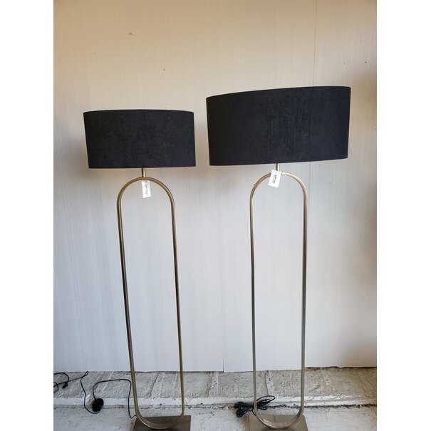 Light en Living Vloerlamp 30x15x142 cm JAMIRI mat zwart