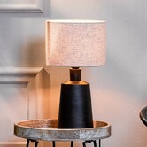 Lampvoet 15x11,5x32 cm BALOE mat zwart