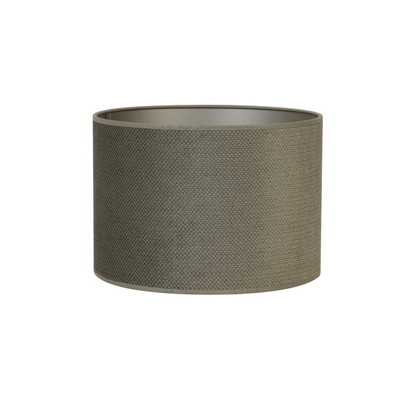 Light en Living Lampenkap cilinder VANDY olive 30-30-21 cm
