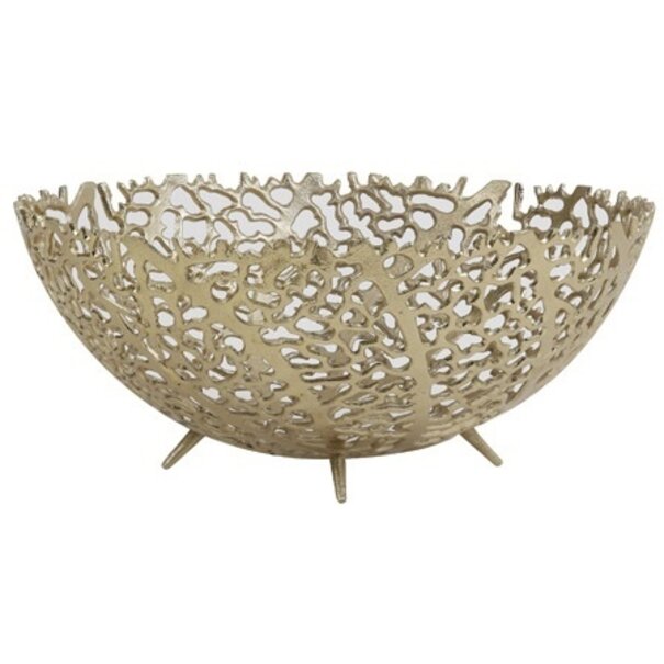 Light en Living Schaal GALAXA Ø35,5x14 cm - Antiek Goud of Zwart