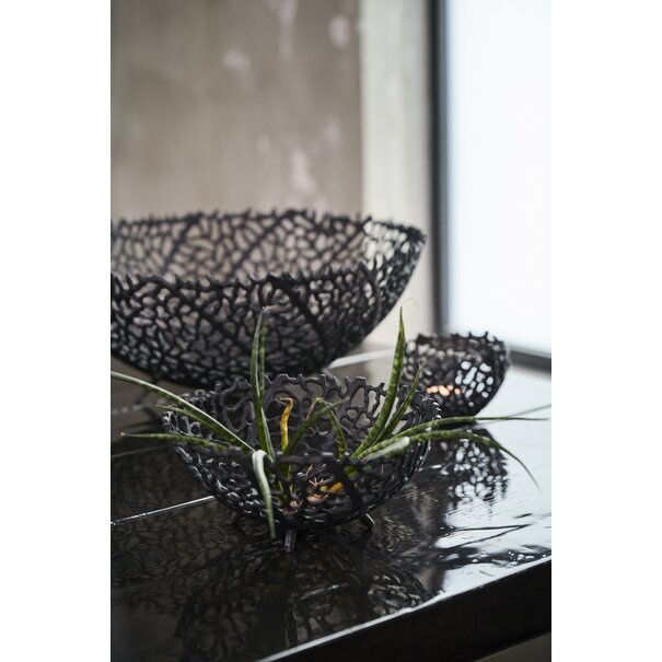 Light en Living Schaal GALAXA Ø35,5x14 cm - Antiek Goud of Zwart