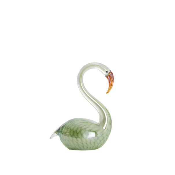 Light & Living Ornament 13x8x20 cm SWAN glas groen