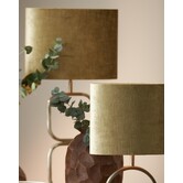 Lampenkap ovaal recht smal GEMSTONE olive - diverse maten