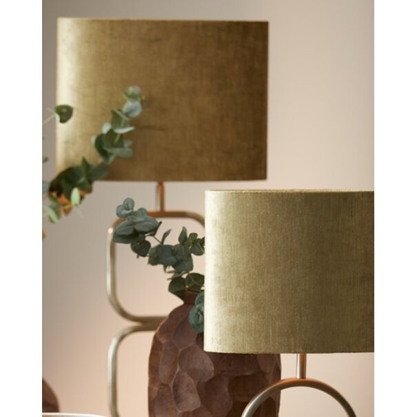 Light en Living Lampenkap ovaal recht smal GEMSTONE olive - diverse maten