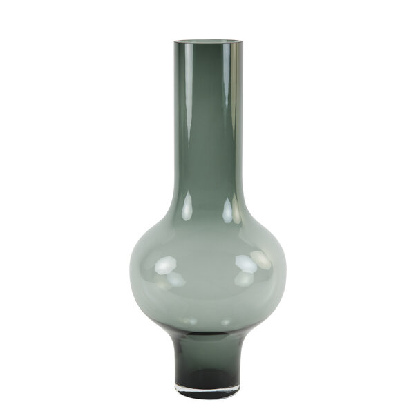 Light en Living Vaas KAELA glas grijs - 2 maten