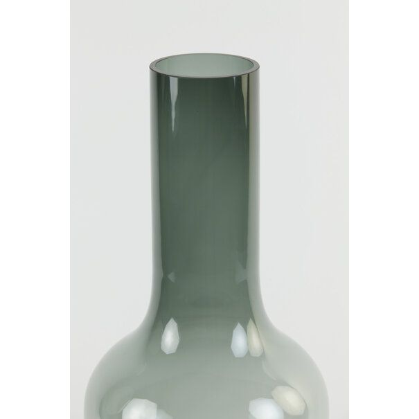 Light en Living Vaas KAELA glas grijs - 2 maten