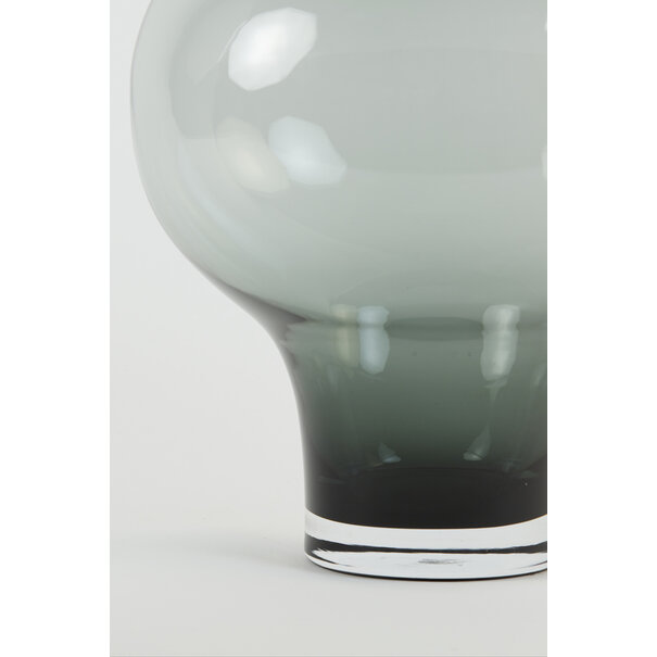 Light en Living Vaas KAELA glas grijs Ø 28 x 62,5 cm
