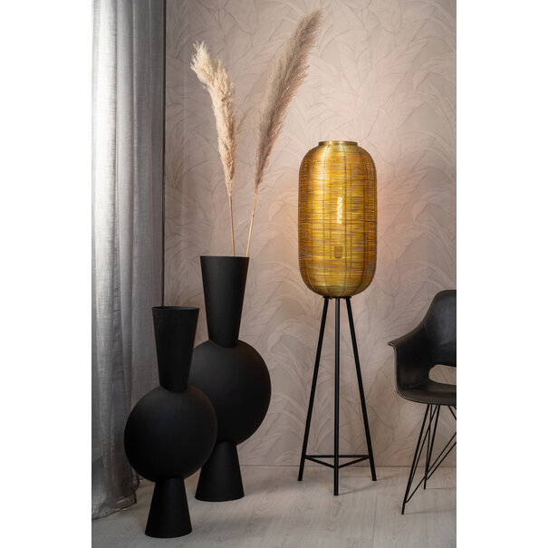 Light en Living Vaas KAVANDU mat zwart - 3 maten