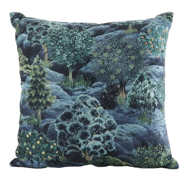 Light en Living Kussen 45x45 cm SANABIA petrol/groen