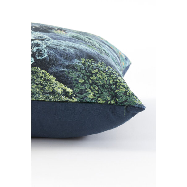 Light en Living Kussen 45x45 cm SANABIA petrol/groen