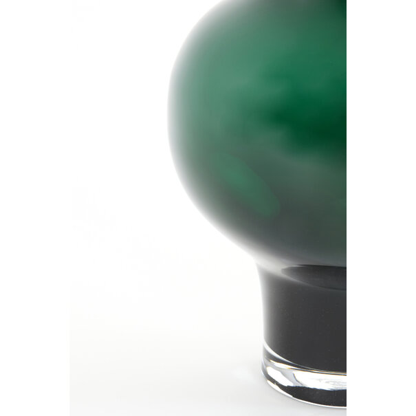 Light en Living Vaas KAELA glas groen - 2 maten