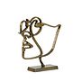 Ornament FACE antiek brons - 3 maten