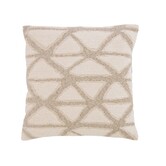 Kussen 45x45 cm MUNCIE zand+crème