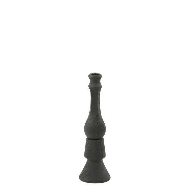 Light en Living Kandelaar TAVOLA hout mat  zwart - diverse afmetingen