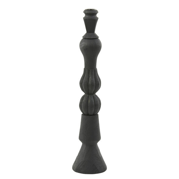 Light en Living Kandelaar TAVOLA hout mat  zwart - diverse afmetingen