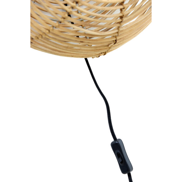 Light en Living Wandlamp Ø50x20 cm MILAN rotan  naturel
