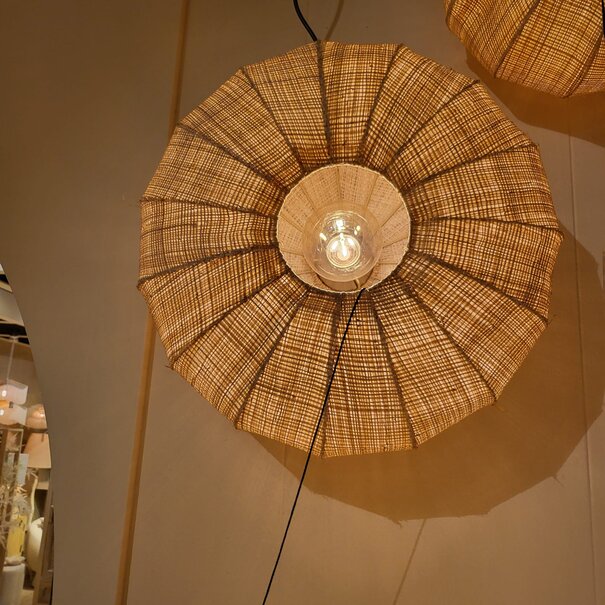Light en Living Kap Ø50x21 cm RAFIKA raffia naturel