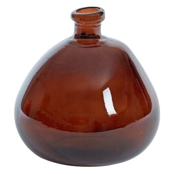 Light en Living Vaas Selores glas - Groen, bruin of bruin - zand