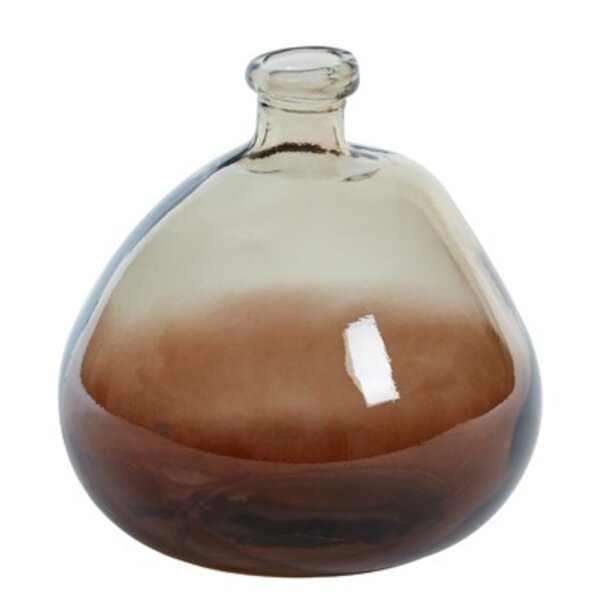 Light en Living Vaas Selores glas - Groen, bruin of bruin - zand