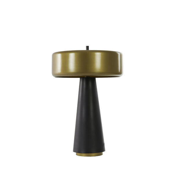 Light en Living Tafellamp Ø30x45 cm NAGAI mat  zwart-antiek brons