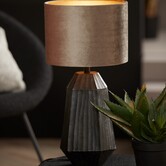 Lampvoet 18x16x29,5 cm MIRISSA mat  zwart