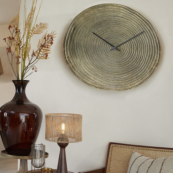 Light en Living Klok CERVINO antiek brons - Ø 58 cm