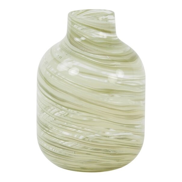 Light en Living Vaas INDIE glas groen - 2 maten