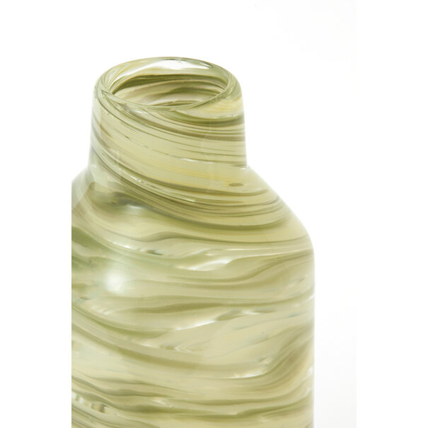 Light en Living Vaas INDIE glas groen - 2 maten
