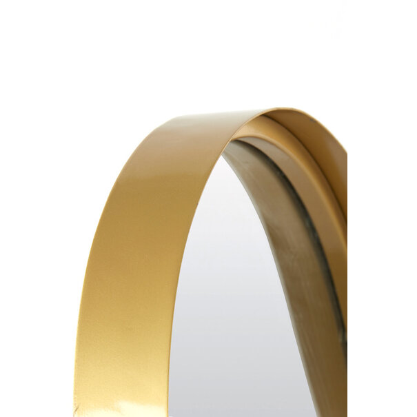 Light en Living Spiegel 39 x 4 x 59 LEVU -  mat zwart of goud