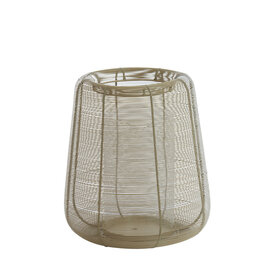 Windlicht Ø32x35 cm ADETA mat zand