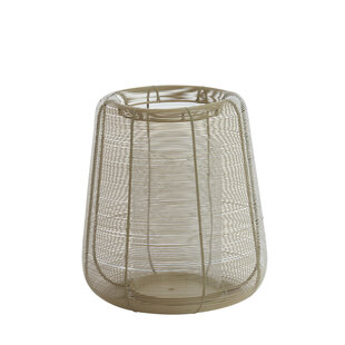 Windlicht Ø32x35 cm ADETA mat zand