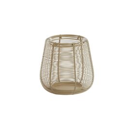 Windlicht Ø16x16 cm ADETA mat zand