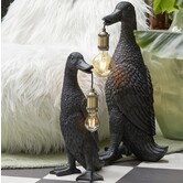 Tafellamp 23,5x23x48,5 cm DUCK zwart