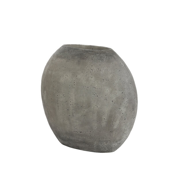 Light en Living Vaas deco RAYSKIN grijs - 40x14x36 cm