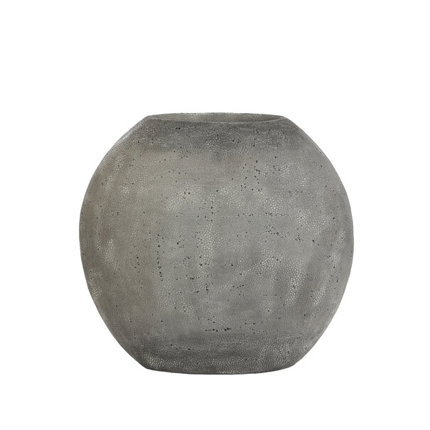 Light en Living Vaas deco RAYSKIN grijs - 40x14x36 cm